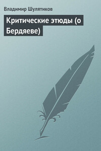 Критические этюды (о Бердяеве) - Владимир Михайлович Шулятиков