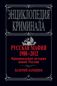 Русская мафия, 1988–2012. Криминальная история новой России - Валерий Михайлович Карышев