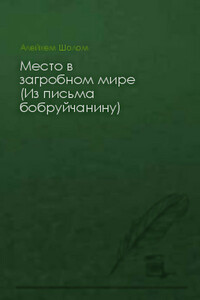 Место в загробном мире (Из письма бобруйчанину) - Шолом-Алейхем