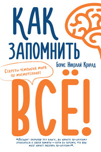 Как запомнить все! Секреты чемпиона мира по мнемотехнике - Борис Николай Конрад