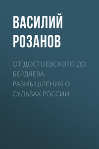 От Достоевского до Бердяева. Размышления о судьбах России - Василий Васильевич Розанов