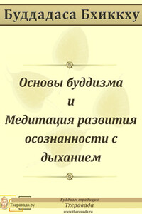 Основы буддизма и Медитация развития осознанности с дыханием - Буддадаса Бхикку