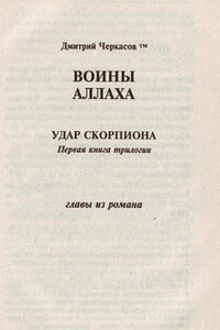 Воины аллаха. Удар скорпиона - Дмитрий Черкасов