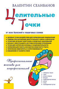 Целительные точки от всех болезней в пошаговых схемах - Валентин Станиславович Селиванов