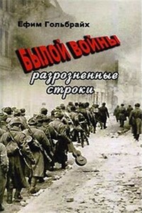 Былой войны разрозненные строки - Ефим Абелевич Гольбрайх