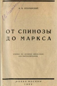 От Спинозы до Маркса - Анатолий Васильевич Луначарский
