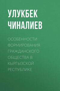 Особенности формирования гражданского общества в Кыргызской республике - Улукбек Чиналиев