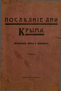 Последние дни Крыма. Впечатления, факты и документы - Владимир Львович Бурцев, Николай Литвин