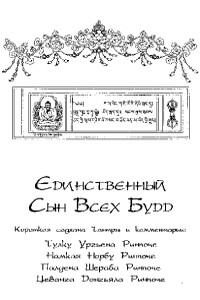 Единственный Сын Всех Будд - Намкай Норбу Ринпоче, Тулку Ургьен